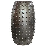 Pot 'Dots' | Glossy Smoke Grijs