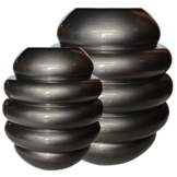 Vaas Beehive | Glossy Smoke Grijs