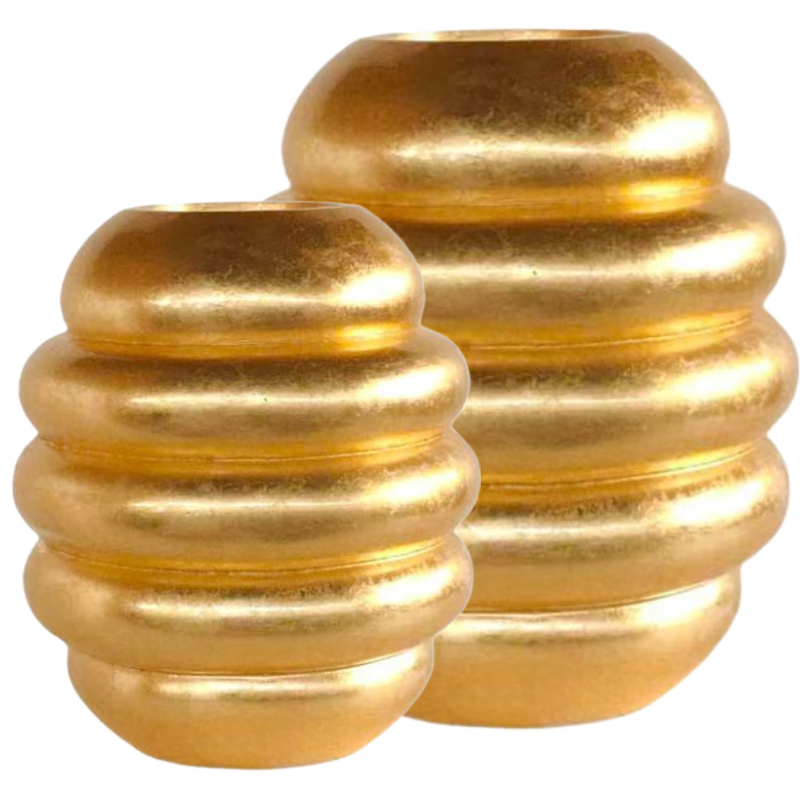 Vaas Beehive | Goud Bladzilver