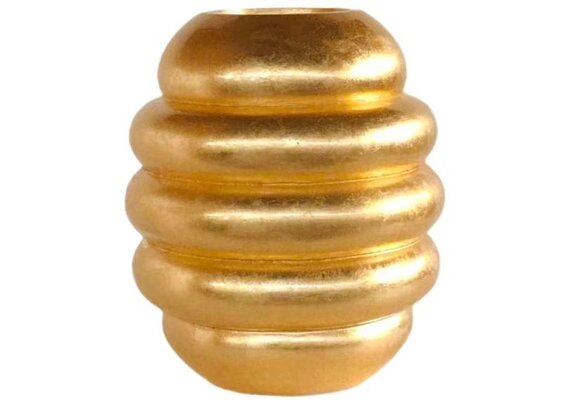 Vaas Beehive | Goud Bladzilver