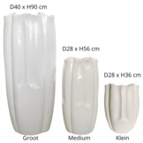 Vaas Fiore | Mat Cream D40 H90