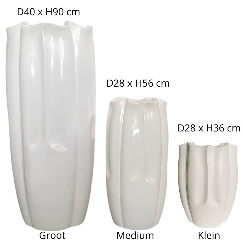 Vaas Fiore | Mat Cream D40 H90