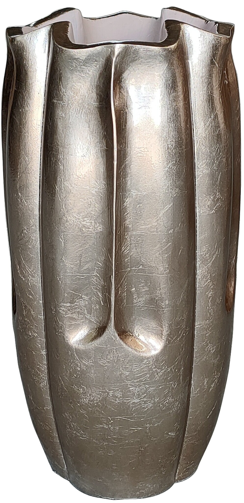 Vaas Fiore |  Koper Bladzilver D40 H90