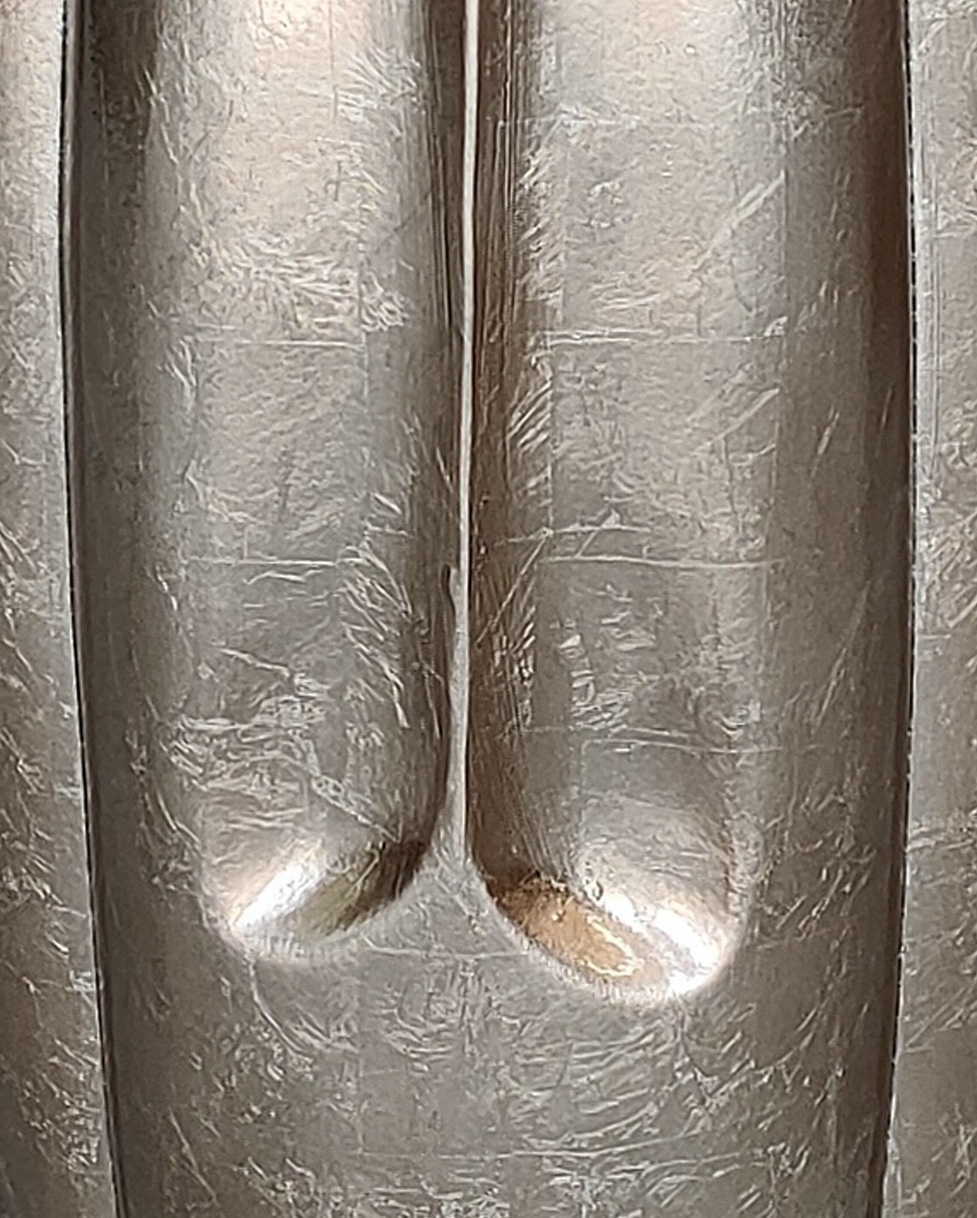 Vaas Fiore |  Koper Bladzilver D40 H90