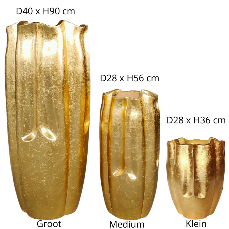 Vaas Fiore | Gold Bladzilver D28 H36