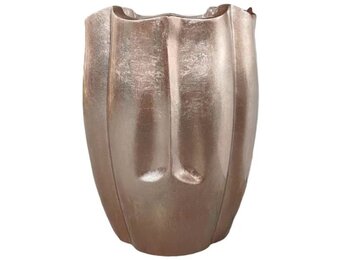 Vaas Fiore | Koper Bladzilver D28 H36