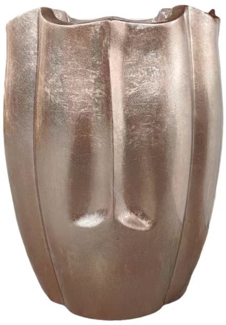 Vaas Fiore | Koper Bladzilver D28 H36