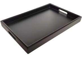 Dienblad Dolce | Mat Zwart  | Rechthoekig