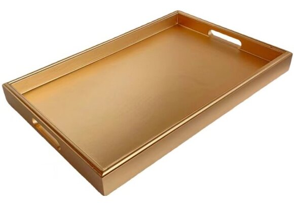 Dienblad Dolce | Mat Goud  | Rechthoekig