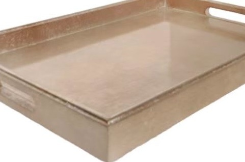 Dienblad Dolce | Koper Bladzilver | Rechthoekig