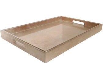 Dienblad Dolce | Koper Bladzilver  | Rechthoekig