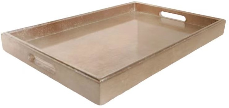 Dienblad Dolce | Koper Bladzilver | Rechthoekig