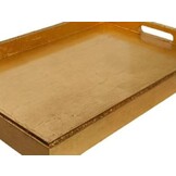 Dienblad Dolce | Goud Bladzilver  | Rechthoekig