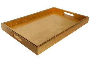 Dienblad Dolce | Goud Bladzilver  | Rechthoekig