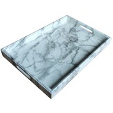 Dienblad Dolce | Wit Marmer  | Rechthoekig