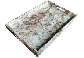 Dienblad Dolce | Bruin Marmer  | Rechthoekig