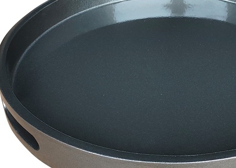 Dienblad Dolce | Smoke grijs  | Rond