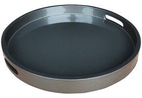 Dienblad Dolce | Smoke grijs  | Rond