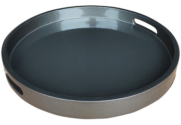 Dienblad Dolce | Smoke grijs  | Rond