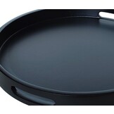 Dienblad Dolce | Mat Zwart  | Rond