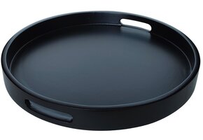 Dienblad Dolce | Mat Zwart  | Rond