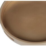 Dienblad Dolce | Mat Goud  | Rond