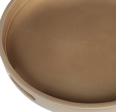 Dienblad Dolce | Mat Goud | Rond