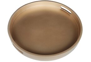 Dienblad Dolce | Mat Goud  | Rond