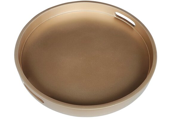 Dienblad Dolce | Mat Goud  | Rond