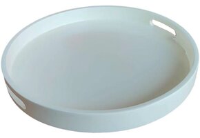 Dienblad Dolce | Mat Cream  | Rond