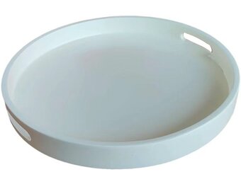 Dienblad Dolce | Mat Cream | Rond