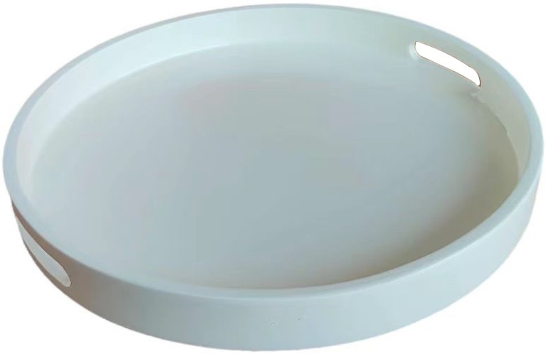 Dienblad Dolce | Mat Cream | Rond