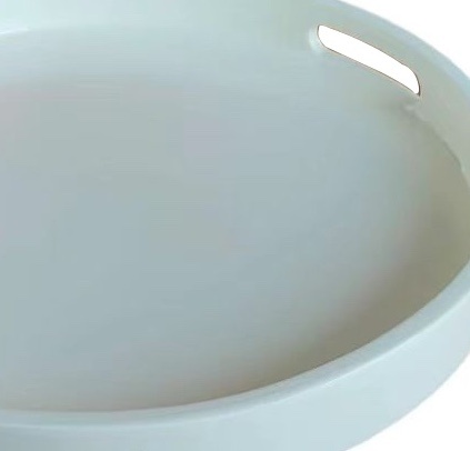 Dienblad Dolce | Mat Cream | Rond