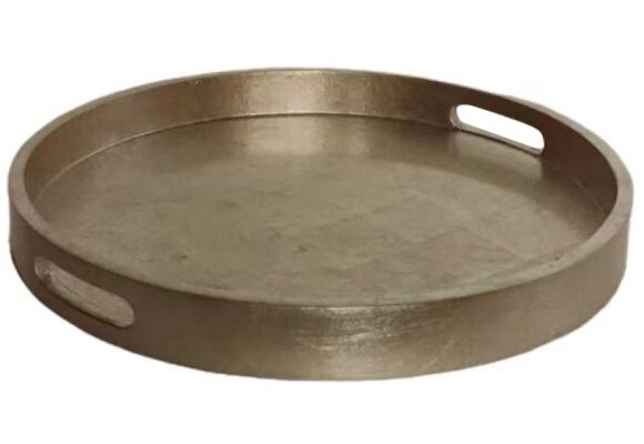 Dienblad Dolce | Koper Bladzilver  | Rond