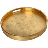 Dienblad Dolce | Goud Bladzilver  | Rond