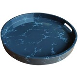 Dienblad Dolce | Zwart Marmer  | Rond