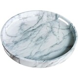 Dienblad Dolce | Wit Marmer  | Rond