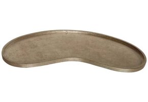 Dienblad Organisch | Koper bladzilver