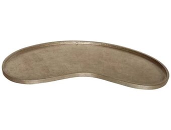 Dienblad Organisch | Koper bladzilver