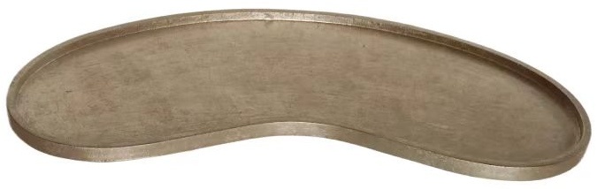 Dienblad Organisch | Koper bladzilver