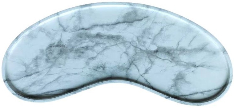 Dienblad Organisch | Wit Marmer