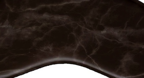 Dienblad Organisch | Zwart Marmer