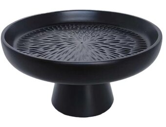 Decoratieschaal Alma | Mat Zwart