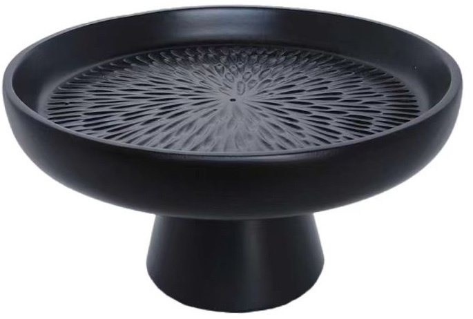 Decoratieschaal Alma | Mat Zwart