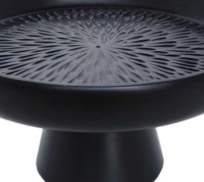 Decoratieschaal Alma | Mat Zwart