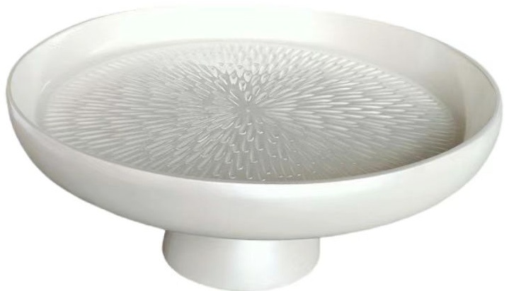 Decoratieschaal Alma | Pearl White