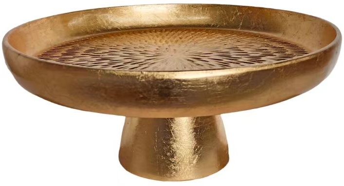 Decoratieschaal Alma | Goud Bladzilver