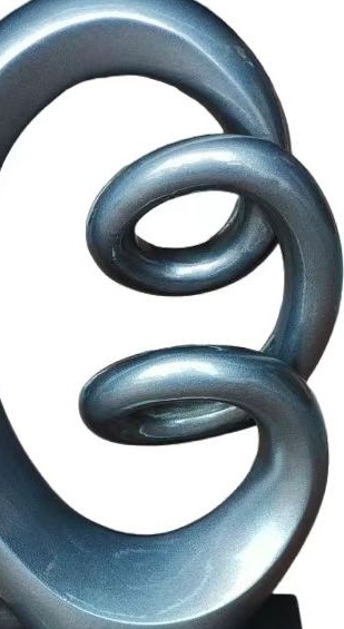 Ornament Curl | Smoke Grijs