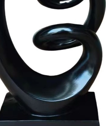 Ornament Curl | Mat Zwart