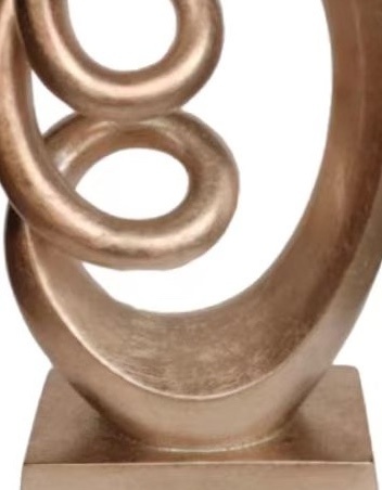 Ornament Curl | Koper bladzilver